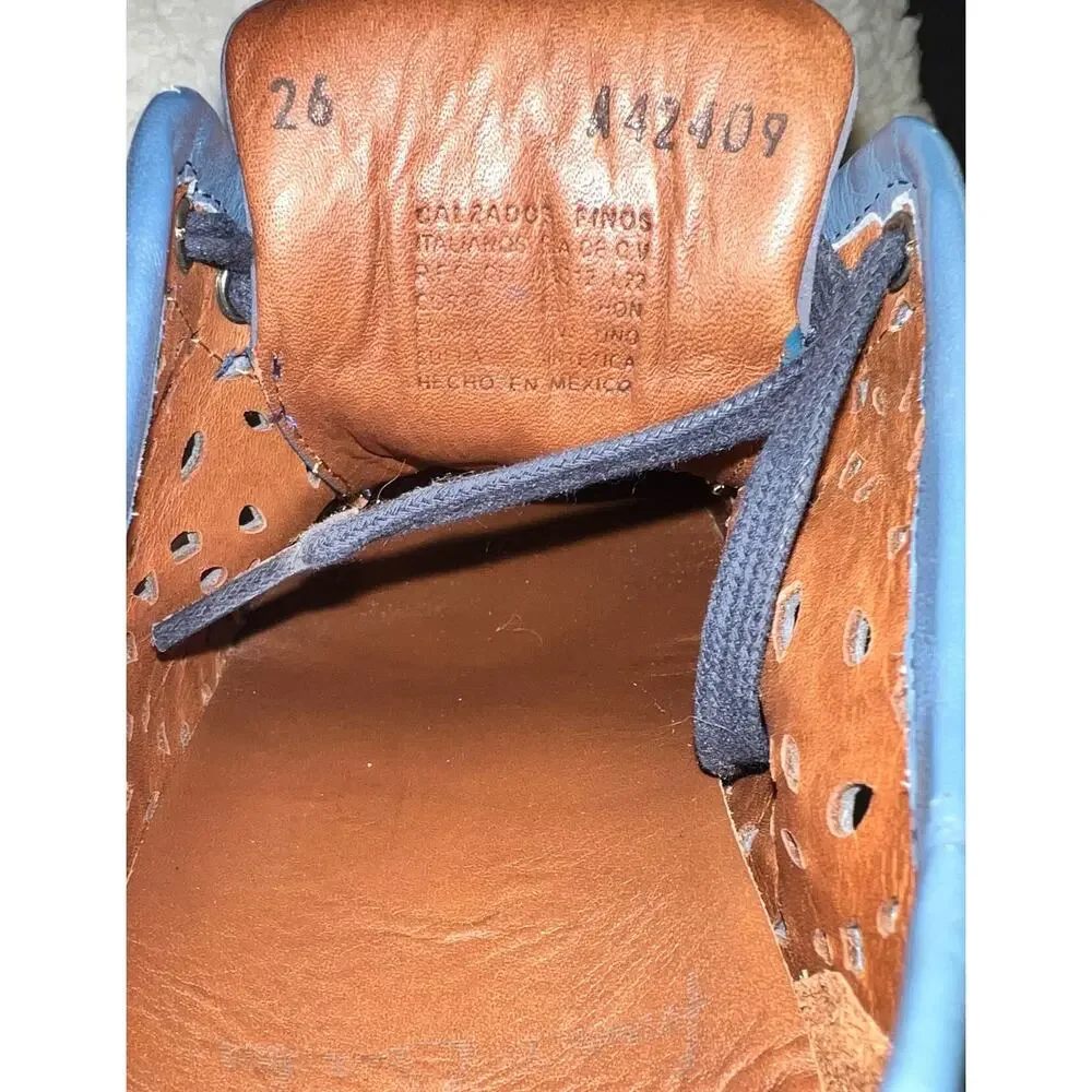 Franco Cuadra casual Python Snakeskin Leather Sneakers - size US 9-9 1/2 (26cm).